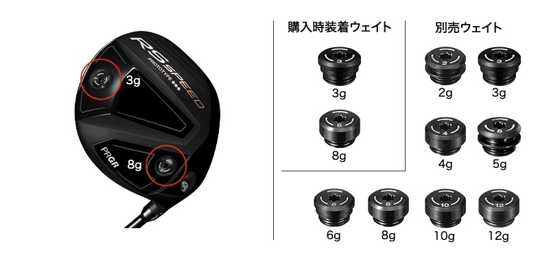 PRGR RSF PROTOTYPEトリプルクローバー　ドライバー ヘッドパーツ 中古】RS F PROTOTYPE スリークローバー ドライバー RS 10.5 M40